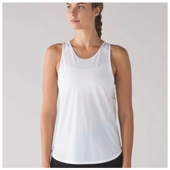 Lululemon White Sculpt Tank II, Size: 6 NWT - Picture 1 of 13